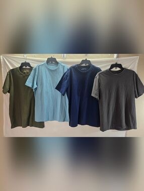 Lot of 4 American Giant Men's Size Medium Short Sleeve T-shirts NWOT